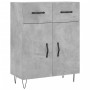 Hoher Schrank aus grauem Beton-Sperrholz 69,5x34x180 cm. von , Sideboards - Ref: Foro24-3198181, Preis: 168,21 €, Rabatt: %