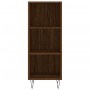Tall oak brown plywood highboard 34.5x34x180 cm by , Sideboards - Ref: Foro24-3199016, Price: 85,69 €, Discount: %