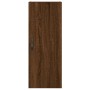 Tall oak brown plywood highboard 34.5x34x180 cm by , Sideboards - Ref: Foro24-3199016, Price: 85,69 €, Discount: %