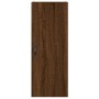 Tall oak brown plywood highboard 34.5x34x180 cm by , Sideboards - Ref: Foro24-3199080, Price: 96,74 €, Discount: %