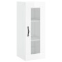 Tall white glossy plywood sideboard 34.5x34x180 cm by , Sideboards - Ref: Foro24-3199331, Price: 117,89 €, Discount: %