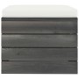 Garten-Palettenhocker, 2 Stück Kissen aus massivem Kiefernholz von vidaXL, Modulare Sofas für den Außenbereich - Ref: Foro24-...
