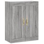 Tall gray Sonoma plywood sideboard 69.5x34x180 cm by , Sideboards - Ref: Foro24-3199863, Price: 156,94 €, Discount: %