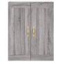 Tall gray Sonoma plywood sideboard 69.5x34x180 cm by , Sideboards - Ref: Foro24-3199863, Price: 156,94 €, Discount: %