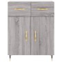 Tall gray Sonoma plywood sideboard 69.5x34x180 cm by , Sideboards - Ref: Foro24-3199863, Price: 156,94 €, Discount: %
