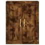 Hoher Schrank aus geräucherter Eichenholz-Sperrholzplatte 69,5x34x180 cm. von , Sideboards - Ref: Foro24-3199926, Preis: 165,...