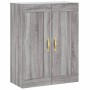 Aparador alto madera contrachapada gris sonoma 69,5x34x180 cm de , Aparadores - Ref: Foro24-3199991, Precio: 164,63 €