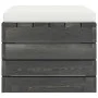 Garden pallet ottomans 2 pcs solid pine wood cushions by vidaXL, Modular outdoor sofas - Ref: Foro24-3061709, Price: 134,06 €...