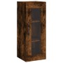 Aparador de madera contrachapada roble ahumado 34,5x34x180 cm de , Aparadores - Ref: Foro24-3199526, Precio: 101,08 €, Descue...