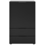 FMD Kommode mit Schublade und Türen schwarz 49,7x31,7x81,3 cm von , Schubladen - Ref: Foro24-447418, Preis: 155,98 €, Rabatt: %