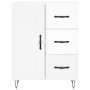Hoher Schrank aus weiß glänzendem Sperrholz 69,5x34x180 cm. von , Sideboards - Ref: Foro24-3198691, Preis: 187,51 €, Rabatt: %
