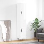 Aparador alto madera contrachapada blanco brillo 34,5x34x180 cm de , Aparadores - Ref: Foro24-3198819, Precio: 115,72 €, Desc...
