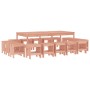 Juego de comedor de jardín 17 pzas madera maciza abeto Douglas de , Conjuntos de jardín - Ref: Foro24-3157732, Precio: 768,74 €