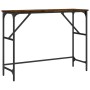 Konsole aus geräucherter Eichen-Ingenieurholz 100x32x75 cm. von , Seitentische - Ref: Foro24-834057, Preis: 42,24 €, Rabatt: %