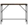 Konsole aus geräucherter Eichen-Ingenieurholz 100x32x75 cm. von , Seitentische - Ref: Foro24-834057, Preis: 42,24 €, Rabatt: %