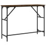 Konsole aus geräucherter Eichen-Ingenieurholz 100x32x75 cm. von , Seitentische - Ref: Foro24-834057, Preis: 42,24 €, Rabatt: %