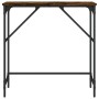 Mesa consola madera de ingeniería roble ahumado 75x32x75 cm de , Mesas auxiliares - Ref: Foro24-834062, Precio: 39,34 €, Desc...