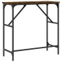 Mesa consola madera de ingeniería roble ahumado 75x32x75 cm de , Mesas auxiliares - Ref: Foro24-834062, Precio: 39,34 €, Desc...