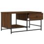 Mitteltisch aus braunem Eichenfurnierholz 85,5x51x45 cm von , Couchtisch - Ref: Foro24-835343, Preis: 39,64 €, Rabatt: %