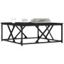 Mesa de centro madera contrachapada negro 70x70x30 cm de , Mesas de centro - Ref: Foro24-835369, Precio: 57,87 €, Descuento: %