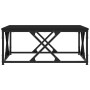 Mesa de centro madera contrachapada negro 70x70x30 cm de , Mesas de centro - Ref: Foro24-835369, Precio: 57,87 €, Descuento: %