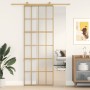 Schiebetür aus goldfarbenem ESG-Milchglas und Aluminium 76x205cm. von , Türen für zu Hause - Ref: Foro24-155175, Preis: 176,6...