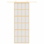 Schiebetür aus goldfarbenem ESG-Milchglas und Aluminium 76x205cm. von , Türen für zu Hause - Ref: Foro24-155175, Preis: 176,6...