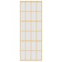Schiebetür aus goldfarbenem ESG-Milchglas und Aluminium 76x205cm. von , Türen für zu Hause - Ref: Foro24-155175, Preis: 176,6...