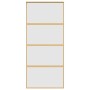 Schiebetür aus goldfarbenem ESG-Milchglas und Aluminium 90x205cm. von , Türen für zu Hause - Ref: Foro24-155182, Preis: 216,0...