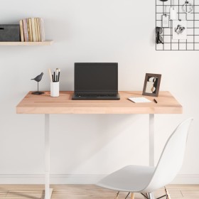 Solid beech wood desktop board 100x60x4 cm by , Desk accessories and products - Ref: Foro24-356076, Price: 87,62 €, Discount: %