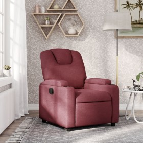 Reclining fabric armchair in burgundy red. by , Armchairs - Ref: Foro24-372368, Price: 225,96 €, Discount: %