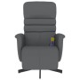 Reclining massage armchair with footrest in gray synthetic leather by , Armchairs - Ref: Foro24-356713, Price: 183,99 €, Disc...