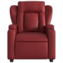 Sillón de masaje reclinable cuero sintético rojo tinto de , Sillones - Ref: Foro24-372438, Precio: 227,89 €, Descuento: %