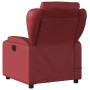 Sillón de masaje reclinable cuero sintético rojo tinto de , Sillones - Ref: Foro24-372438, Precio: 227,89 €, Descuento: %