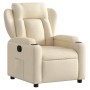 Cream fabric recliner. by , Armchairs - Ref: Foro24-372412, Price: 197,07 €, Discount: %