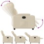 Cream fabric recliner. by , Armchairs - Ref: Foro24-372412, Price: 197,07 €, Discount: %