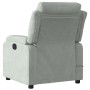 Leicht grauer Samt-Massage-Fernsehsessel von , Sessel - Ref: Foro24-373511, Preis: 255,27 €, Rabatt: %