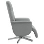 Light gray fabric reclining massage chair with footrest by , Armchairs - Ref: Foro24-356573, Price: 242,86 €, Discount: %