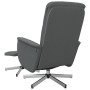Dark gray fabric reclining armchair with footrest. by , Armchairs - Ref: Foro24-356571, Price: 163,23 €, Discount: %