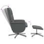 Dark gray fabric reclining armchair with footrest. by , Armchairs - Ref: Foro24-356571, Price: 163,23 €, Discount: %