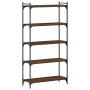 Bücherregal 5 Regale aus Eichenholz 80x30x154 cm von , Bücherregale und Regale - Ref: Foro24-837681, Preis: 49,21 €, Rabatt: %