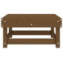 Massiver Gartenhocker aus honigbraunem Kiefernholz von , Modulare Sofas für den Außenbereich - Ref: Foro24-825383, Preis: 65,...