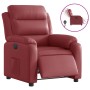 Elektrischer Relaxsessel aus rotem Kunstleder von , Sessel - Ref: Foro24-3205032, Preis: 267,19 €, Rabatt: %