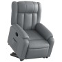 Verstellbarer Aufsteh-Ledersessel in Grau von , Sessel - Ref: Foro24-3205267, Preis: 274,90 €, Rabatt: %