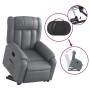 Reclining and lift chair in gray faux leather by , Armchairs - Ref: Foro24-3205267, Price: 274,90 €, Discount: %