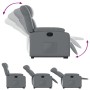 Reclining and lift chair in gray faux leather by , Armchairs - Ref: Foro24-3205267, Price: 274,90 €, Discount: %