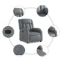 Reclining and lift chair in gray faux leather by , Armchairs - Ref: Foro24-3205267, Price: 274,90 €, Discount: %