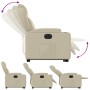 Cream synthetic leather electric reclining lift chair by , Armchairs - Ref: Foro24-3204559, Price: 319,95 €, Discount: %