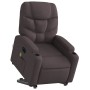 Elektrischer, verstellbarer, aufklappbarer Massagesessel aus dunkelbraunem Stoff. von , Sessel - Ref: Foro24-3204637, Preis: ...