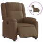 Electric brown fabric recliner by , Armchairs - Ref: Foro24-3205182, Price: 286,47 €, Discount: %
